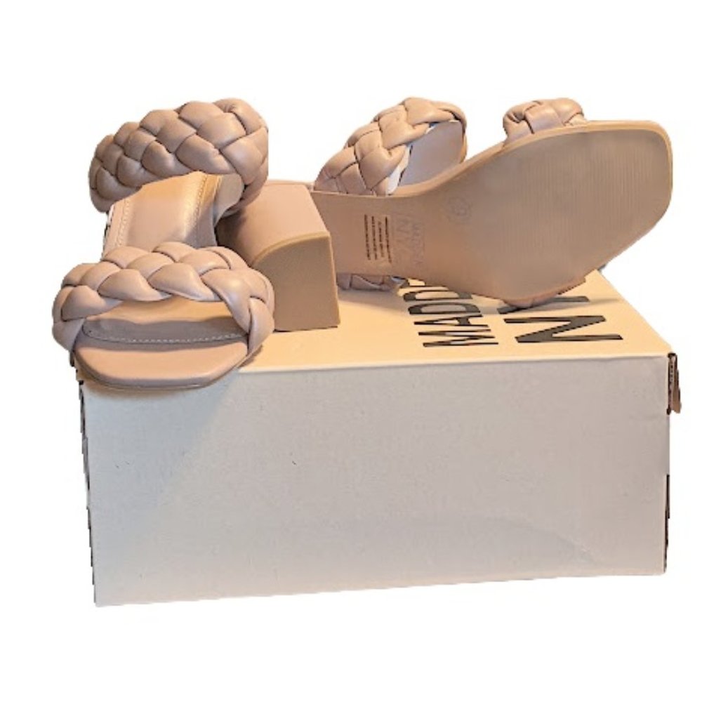 Madden NYC Women's Braided Heel Sandala Size 9 and 11 NEW in Box w/Tags - Picture 7 of 8